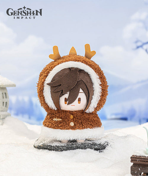 Genshin Impact Fun In the Snow Plush Keychain