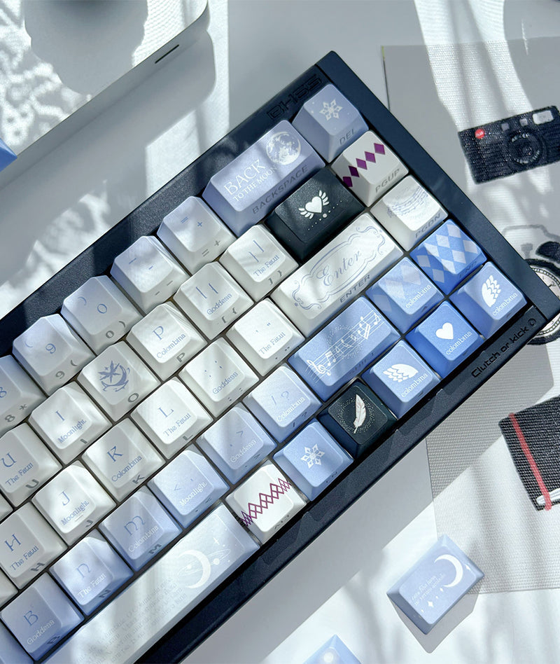 Genshin Impact Columbina Keycap Set Custom Keyboard Caps
