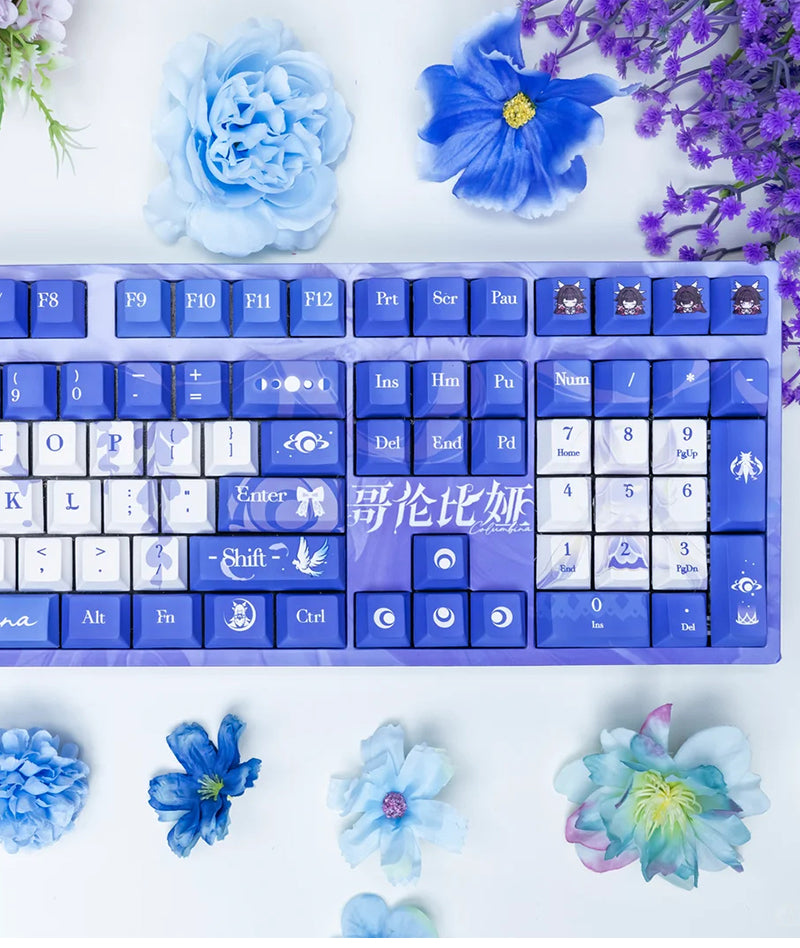 Genshin Impact Columbina Keycap Set Custom Keyboard Caps
