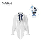 [Official Merch] Genshin Impact Furina Impression Clothing Long Sleeve Cinched Waist Shirt