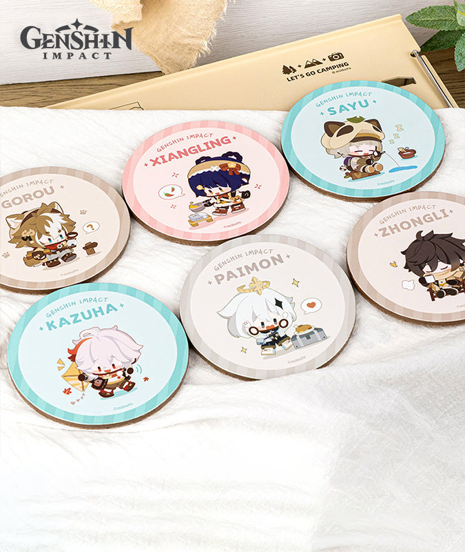 [Official Merchandise] Go Camping! Series: Stainless Steel Mug with Coaster