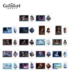 Genshin Impact Sudden Snow Series Collectible Card Set Blind Box