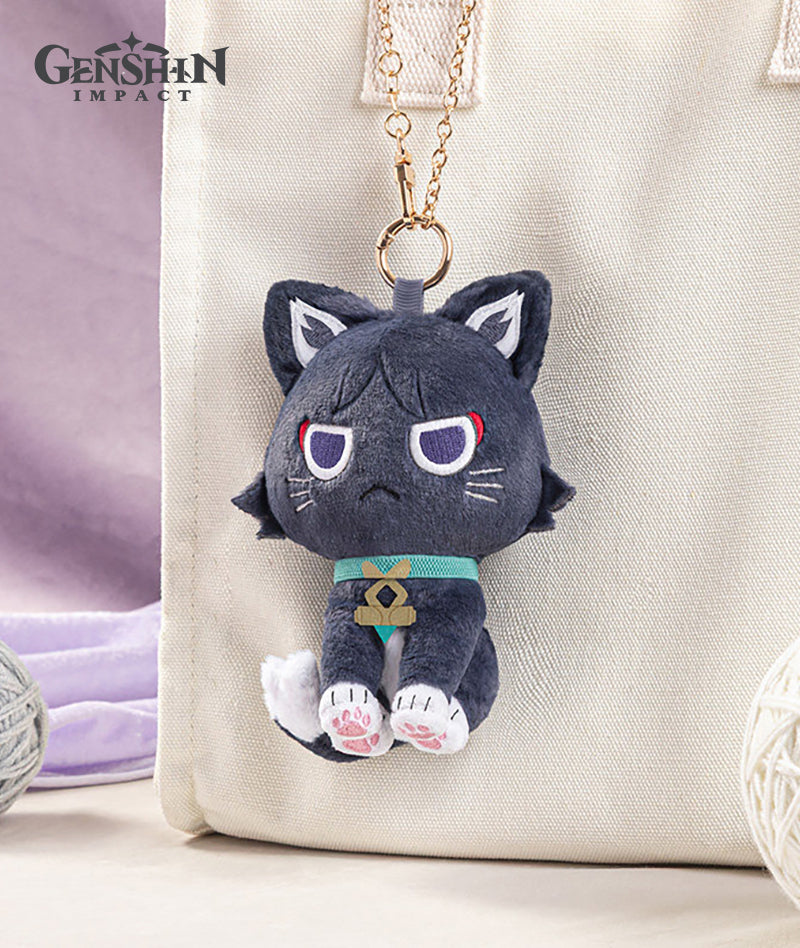 [Official Merch] Genshin Impact Scaramouche Cat From a Story Plush & Plush Keychain