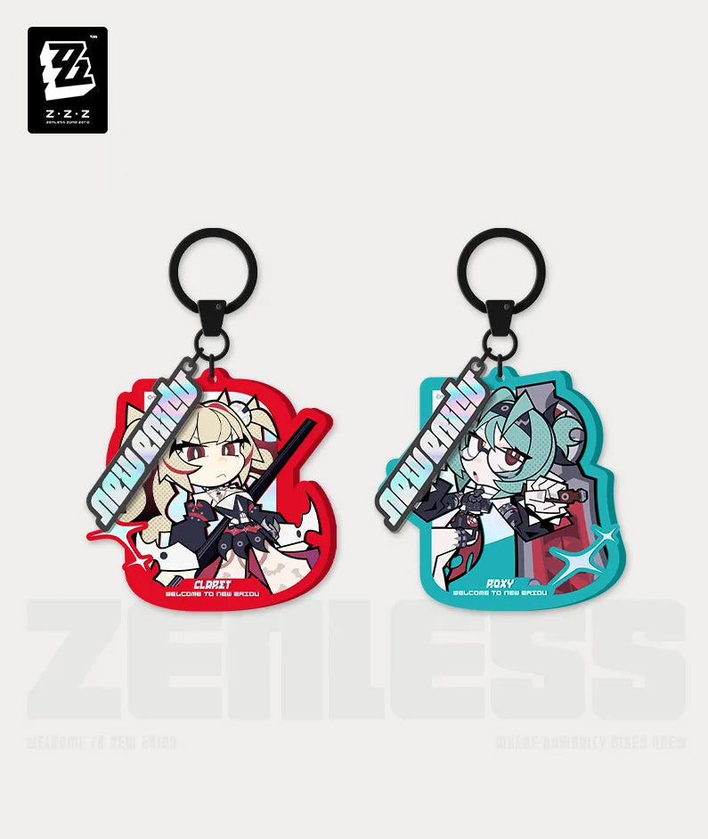 Zenless Zone Zero Ridu Series Flint Workshop Chibi Acrylic Keychain