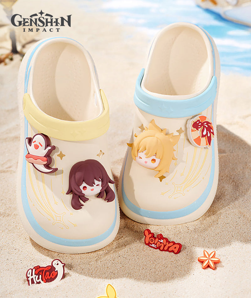 Genshin Impact Midsummer Party Clogs & Charm Set