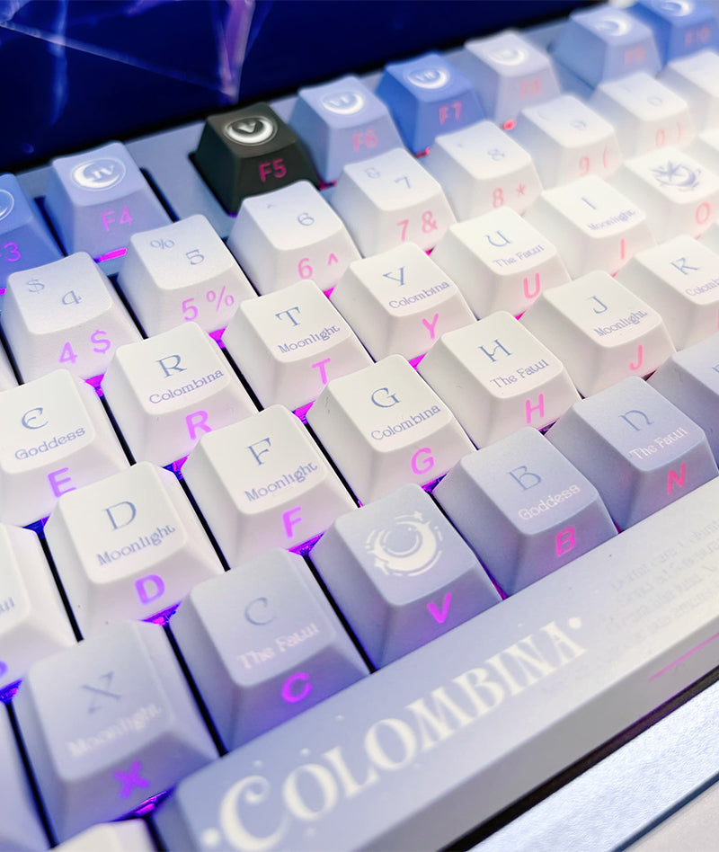 Genshin Impact Columbina Keycap Set Custom Keyboard Caps
