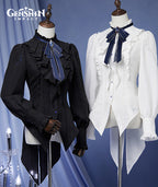 [Official Merch] Genshin Impact Furina Impression Clothing Long Sleeve Cinched Waist Shirt