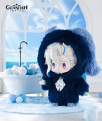 [Official Merch] Genshin Impact Winter Nesting Series Plush Keychains - Klee & Zhongli