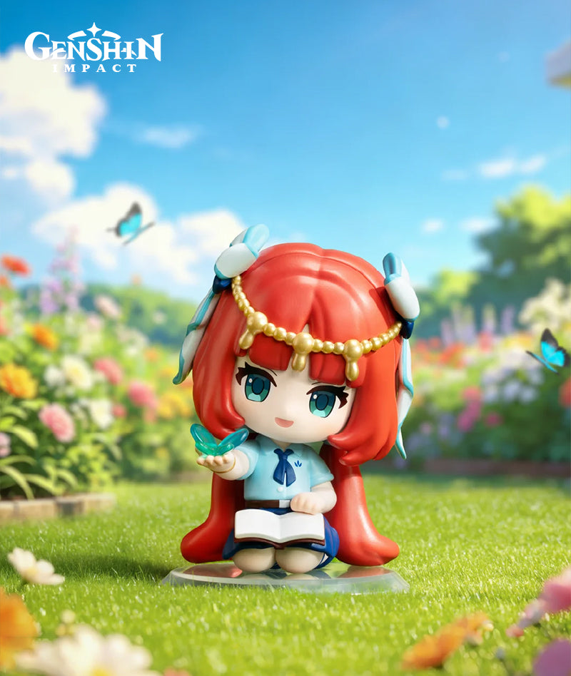 [Official Merch] Genshin Impact Pop Mart Academy's Light & Shadow Poetry Chibi Figure Blind Box