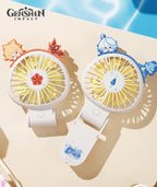 [Official Merch] Genshin Impact Midsummer Party Portable Handheld Fan