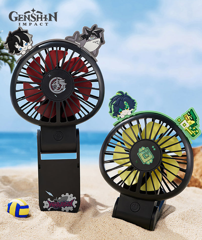 Genshin Impact Midsummer Party Portable Handheld Fan