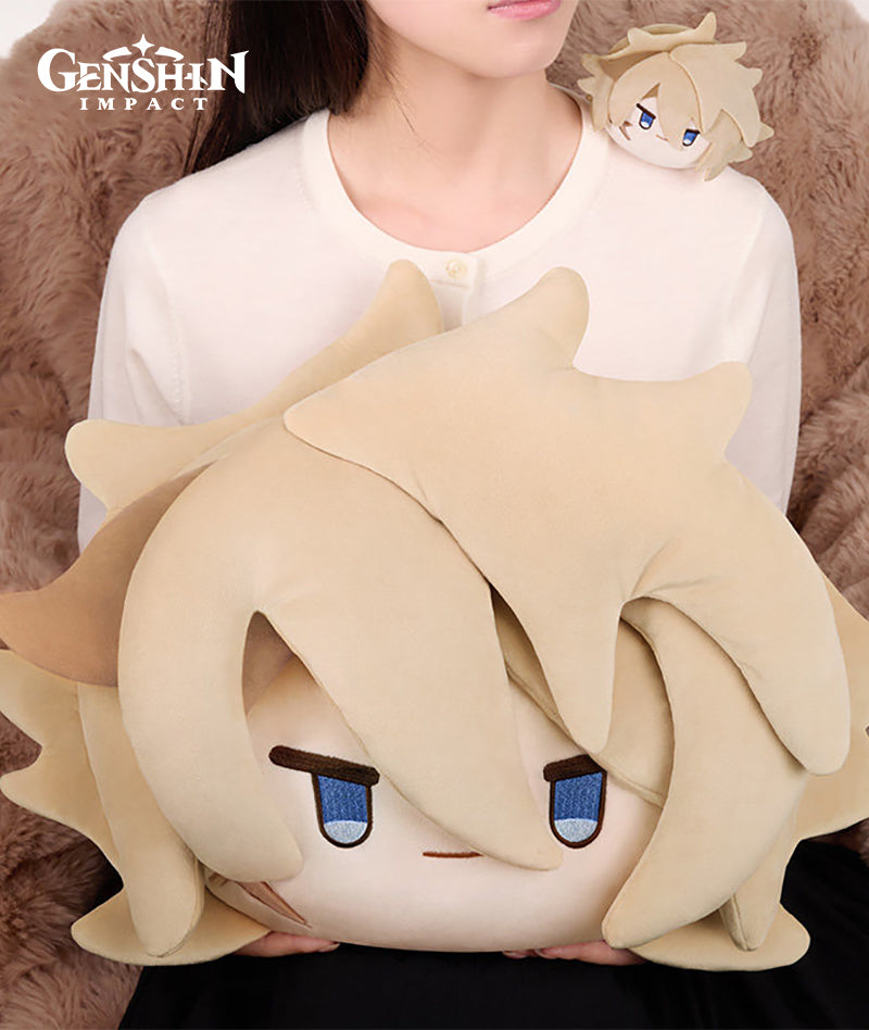 [Official Merch] Genshin Impact Varka Chibi Big Head Plush Pillow