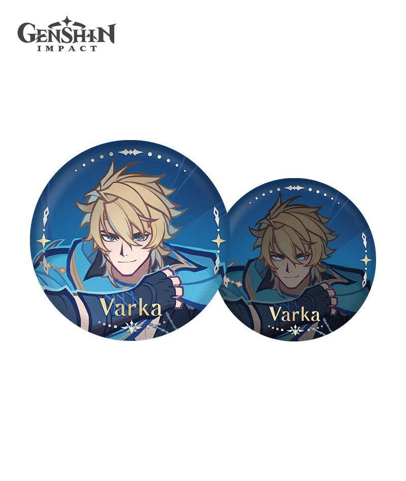 [Official Merch] Genshin Varka Another Prologue Badge & Postcard Set