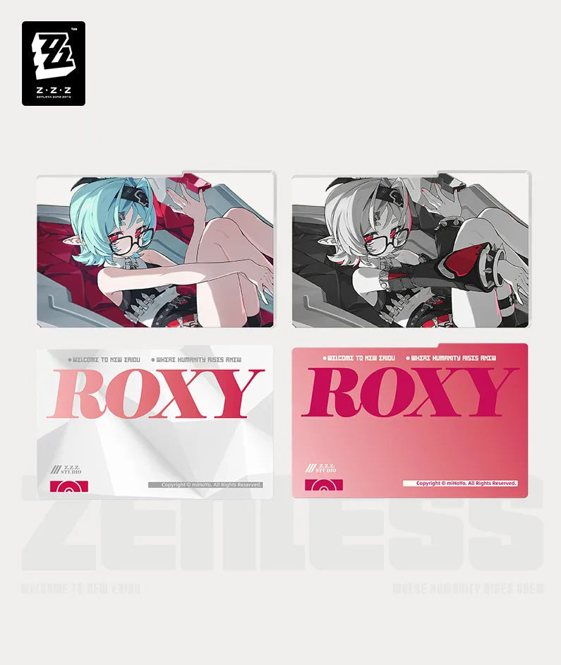 Zenless Zone Zero Cinema Flint Workshop Character Acrylic Card Set