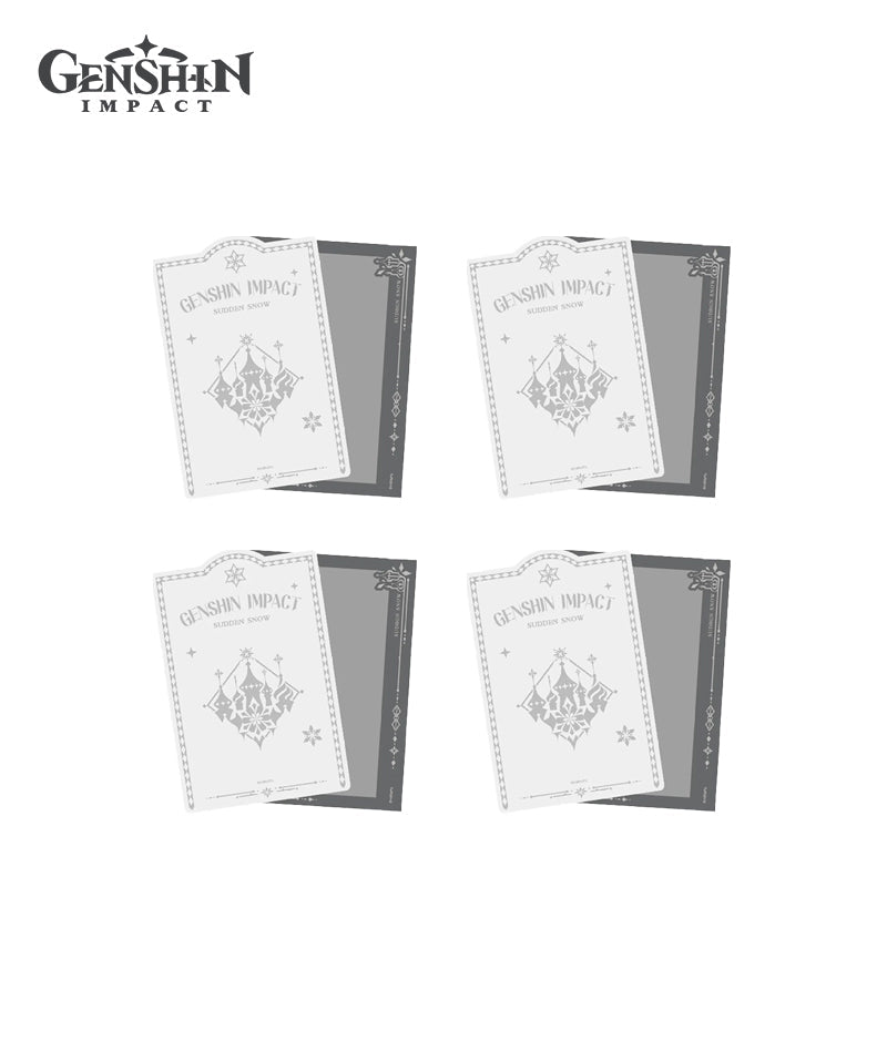 Genshin Impact Sudden Snow Series Collectible Card Set Blind Box