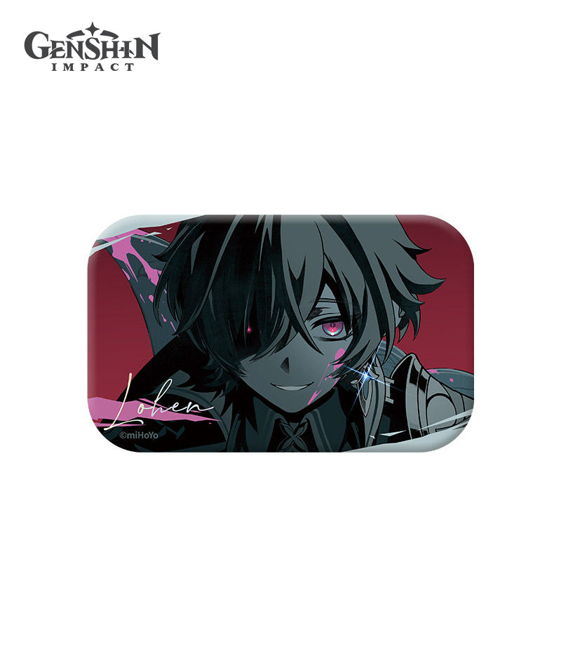Genshin Impact Lohen Sharpened Arrowhead Badge & Postcard Set