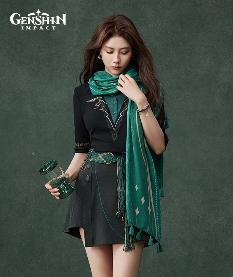 [Official Merch] Genshin Impact Alhaitham Impression Wrap Scarf
