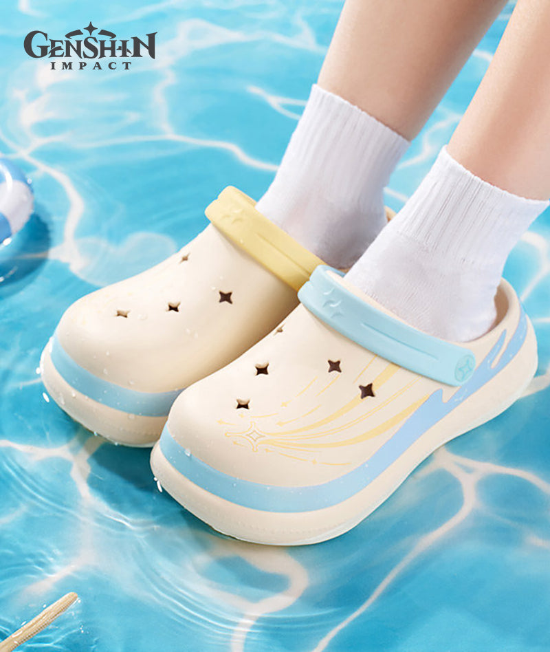 Genshin Impact Midsummer Party Clogs & Charm Set