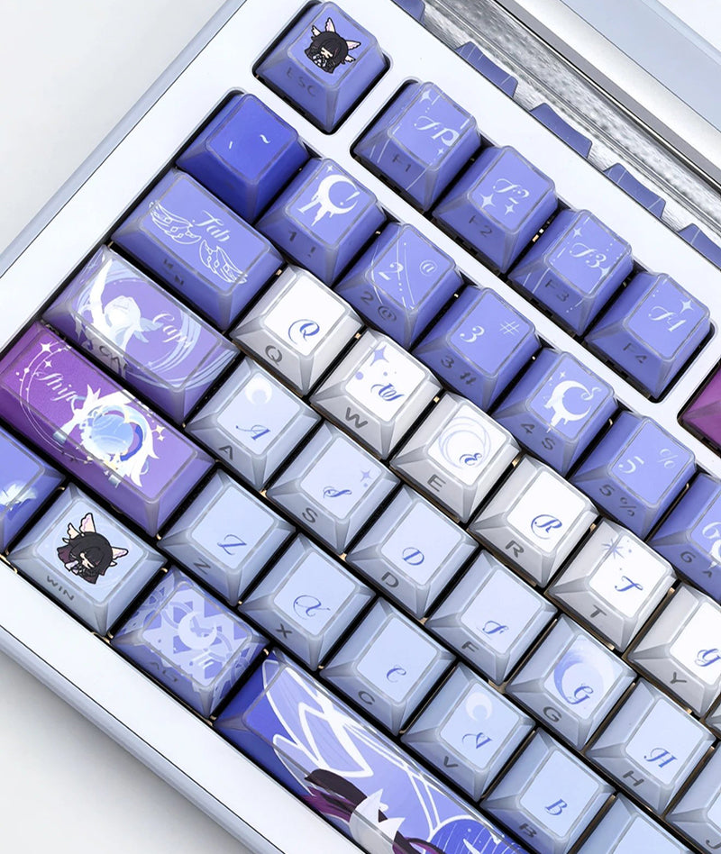 Genshin Impact Columbina Keycap Set Custom Keyboard Caps