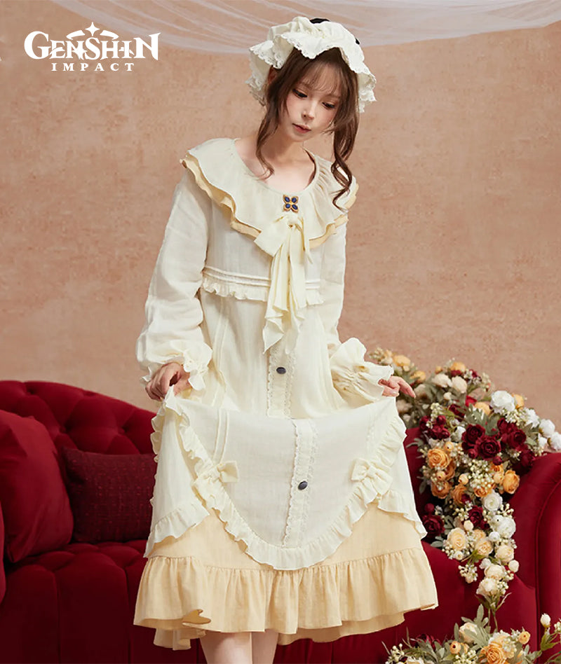 [Official Merch] Genshin Impact Sandrone Nightgown with Nightcap