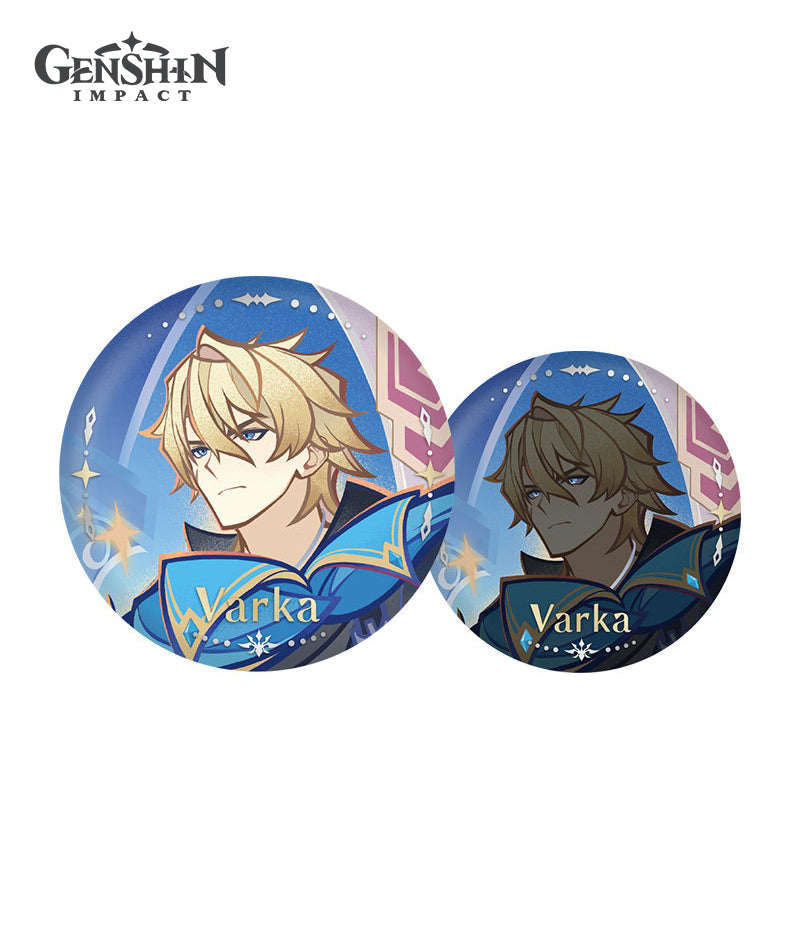 [Official Merch] Genshin Varka Another Prologue Badge & Postcard Set
