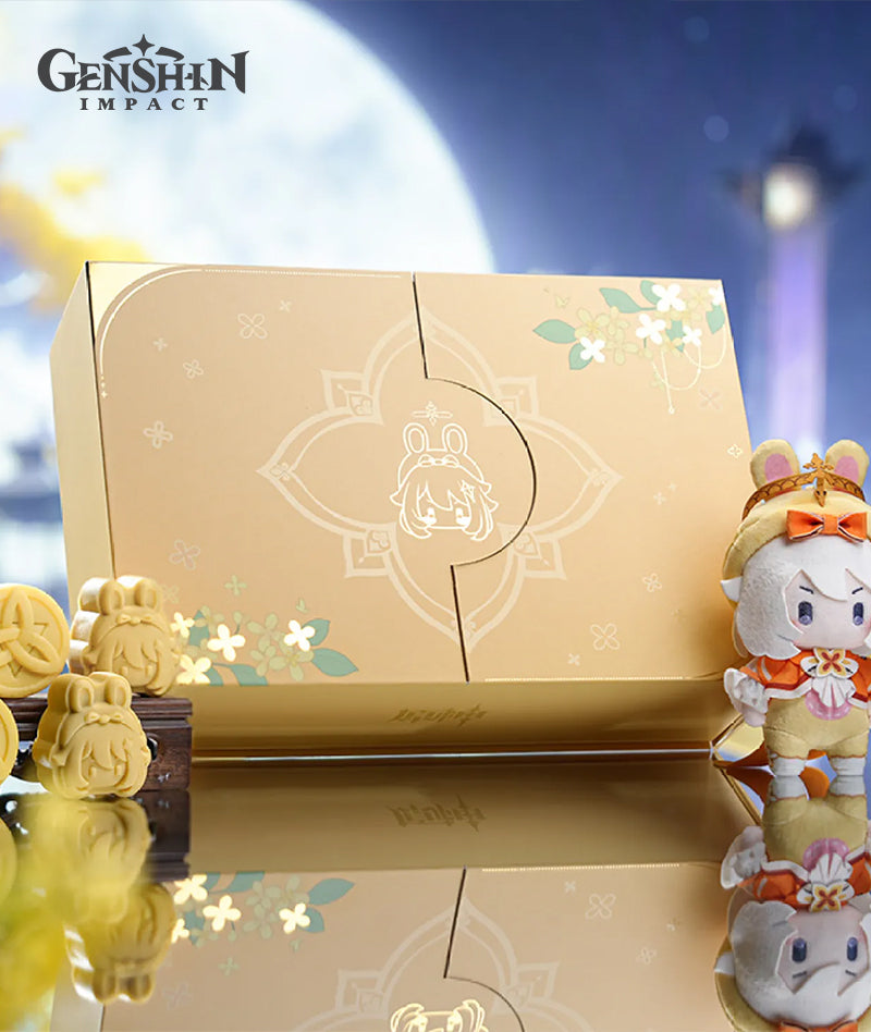 Genshin Impact Paimon Little Moon Rabbit Plush & Mid-Autumn Gift Box