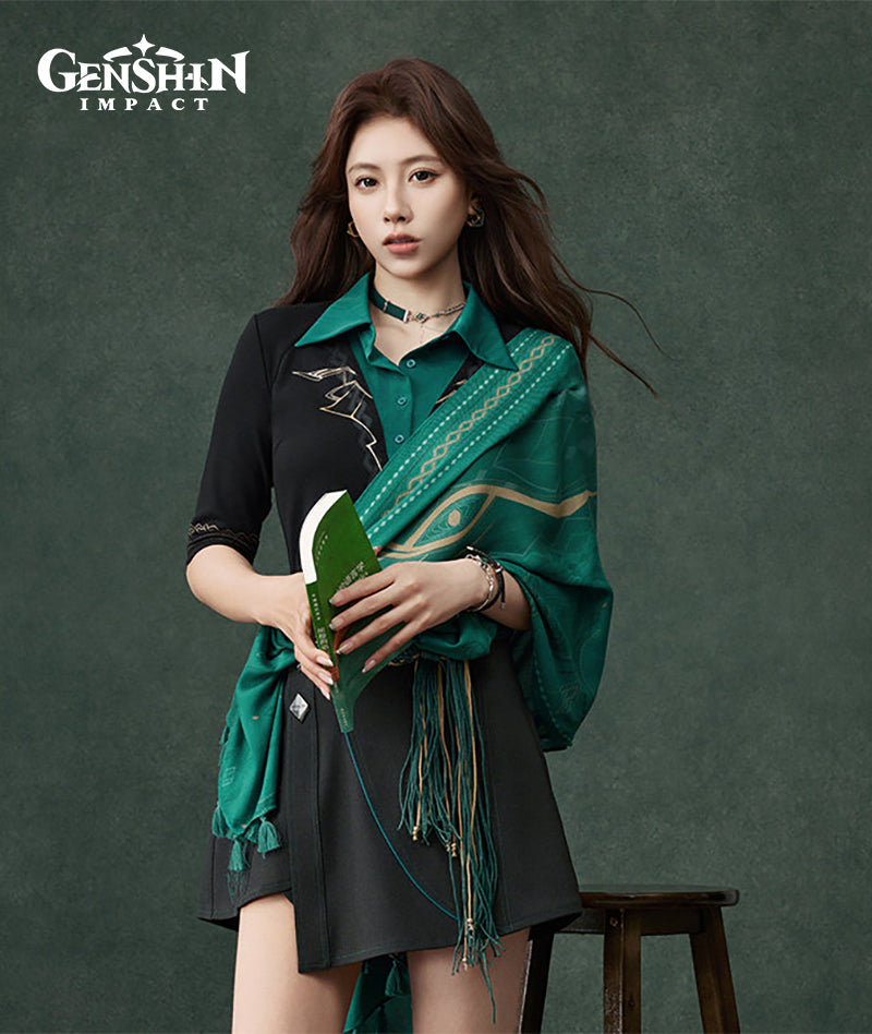 [Official Merch] Genshin Impact Alhaitham Impression Wrap Scarf