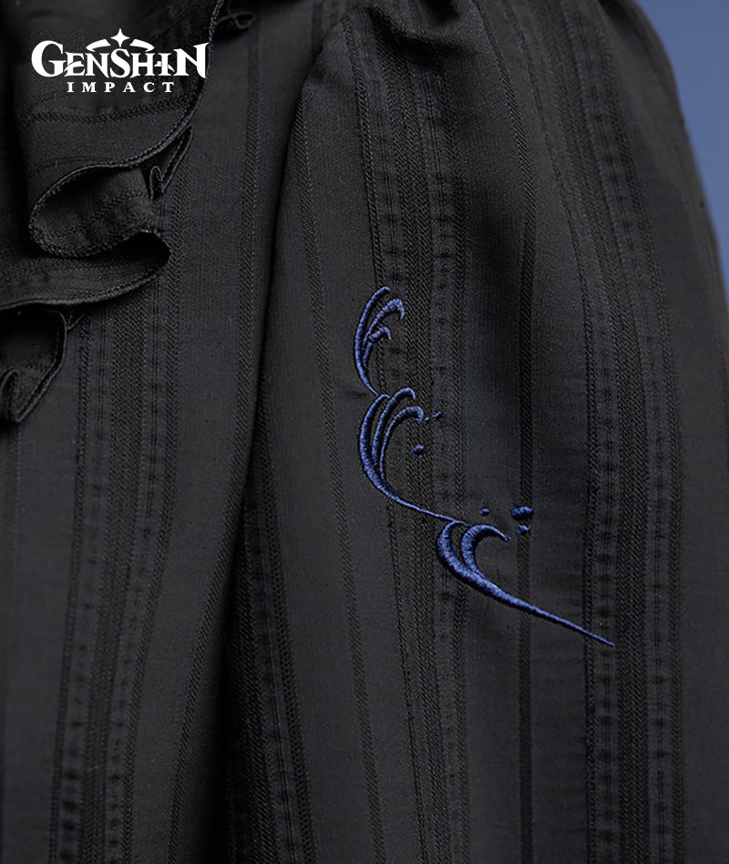 [Official Merch] Genshin Impact Furina Impression Clothing Long Sleeve Cinched Waist Shirt