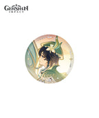 [Official Merch] Genshin Varka Another Prologue Badge & Postcard Set