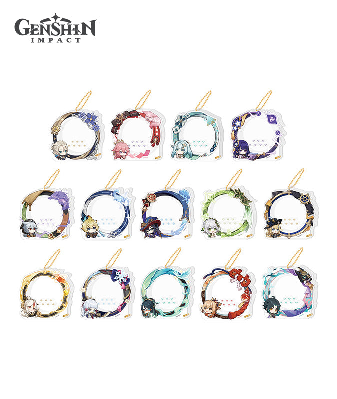 [Official Merchandise] Genshin Impact Avatar Frame Series Acrylic Badge Holders