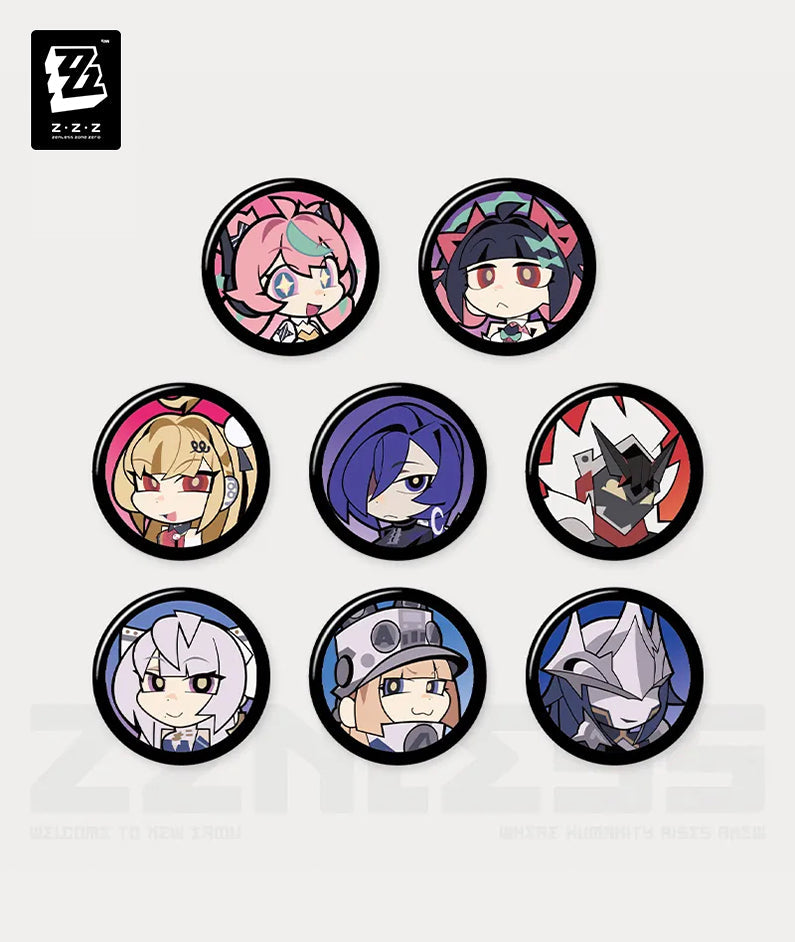 [Official Merch] ZZZ Excellent Affinity Agent Avatar Mini Badge Blind Box Vol. 7