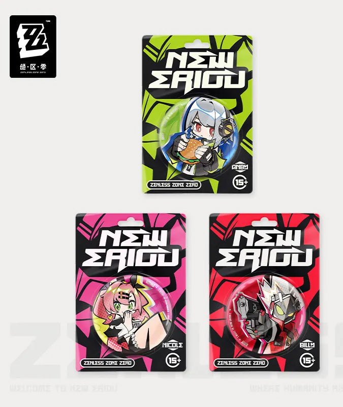 [Official Merchandise] Zenless Zone Zero New Eridu Series Chibi Nicole Badges Cunning Hares