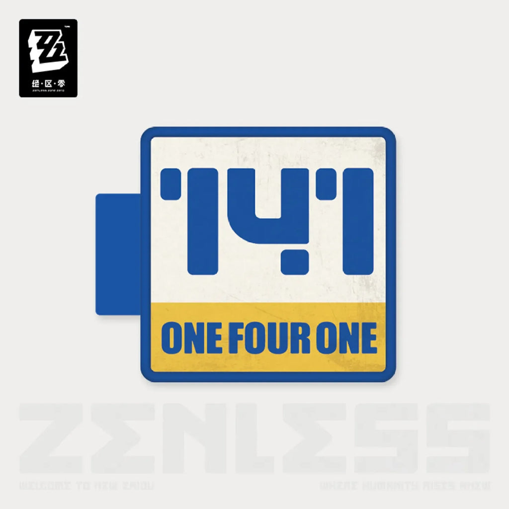 Zenless Zone Zero Store Sign Light Fridge Magnet
