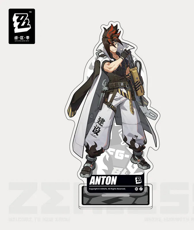 Zenless Zone Zero Character Cards Acrylic Stand Belobog Heavy Industries