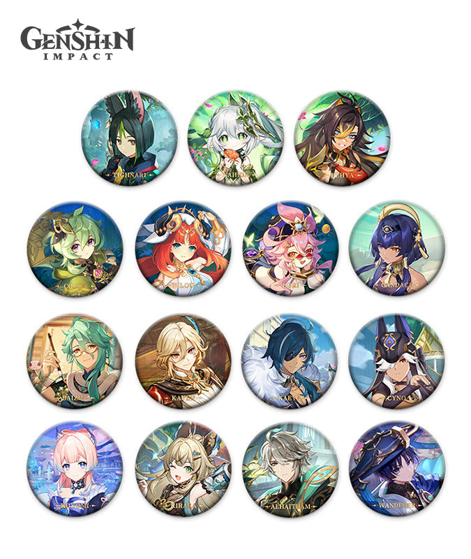 [Official Merchandise] Genshin Impact Theme Character Badge Vol. 3