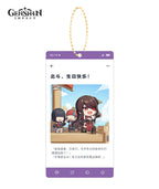 [Official Merchandise] Genshin Impact Characters Birthday Acrylic Charms