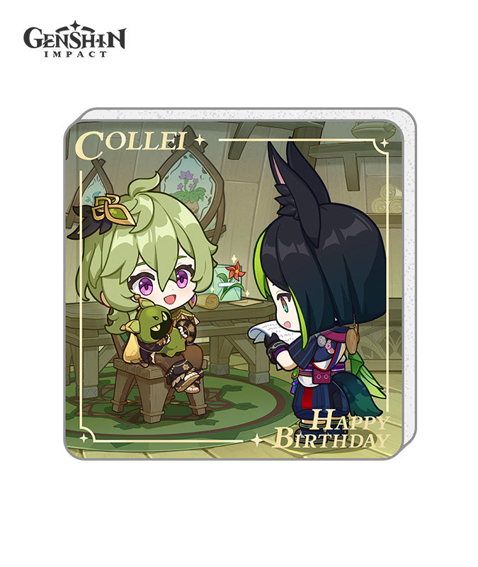 [Official Merchandise] Genshin Impact Characters Birthday Acrylic Fridge Magnets