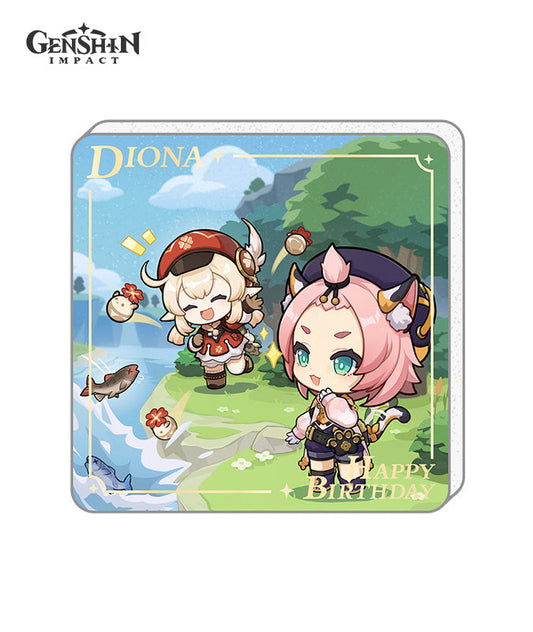 [Official Merchandise] Genshin Impact Characters Birthday Acrylic Fridge Magnets