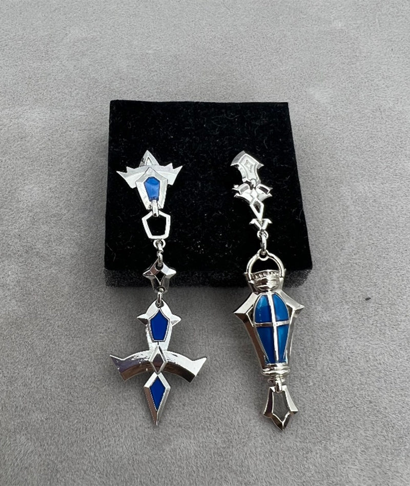 Genshin Impact Flins Pin Badge & Earrings