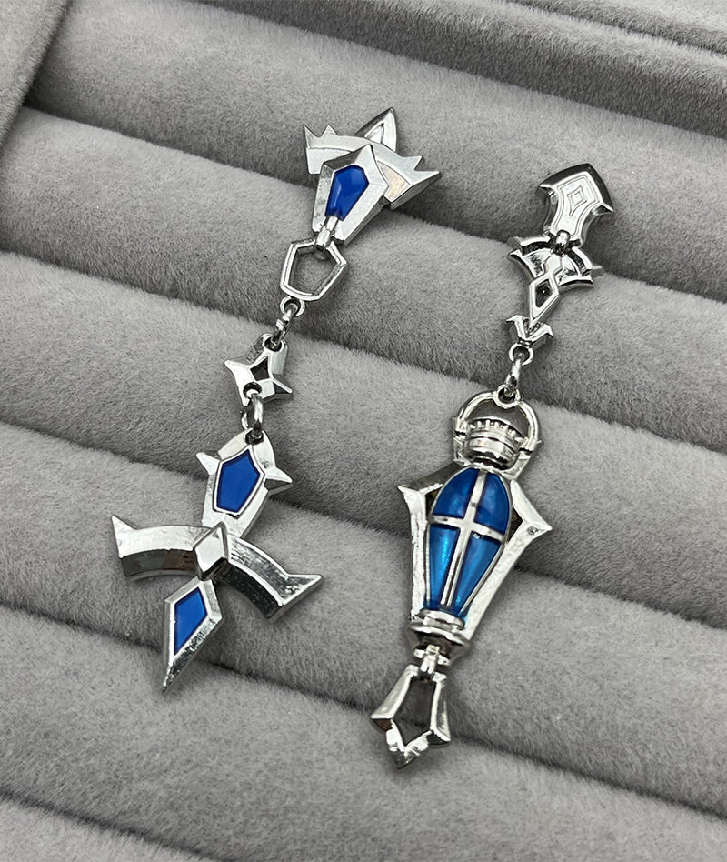 Genshin Impact Flins Pin Badge & Earrings