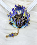 Genshin Impact Flins Pin Badge & Earrings