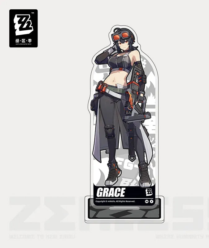 Zenless Zone Zero Character Cards Acrylic Stand Belobog Heavy Industries