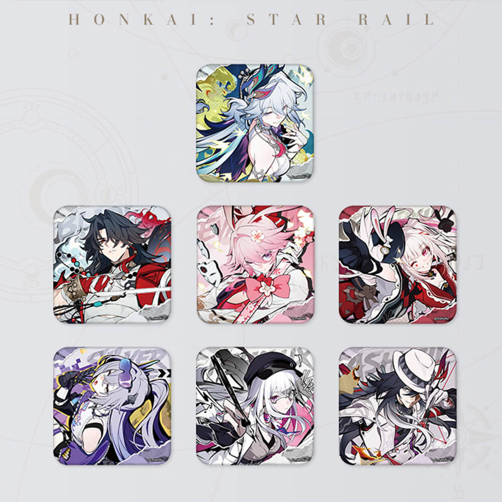 Honkai: Star Rail Aha Universe Series Square Tinplate Badge
