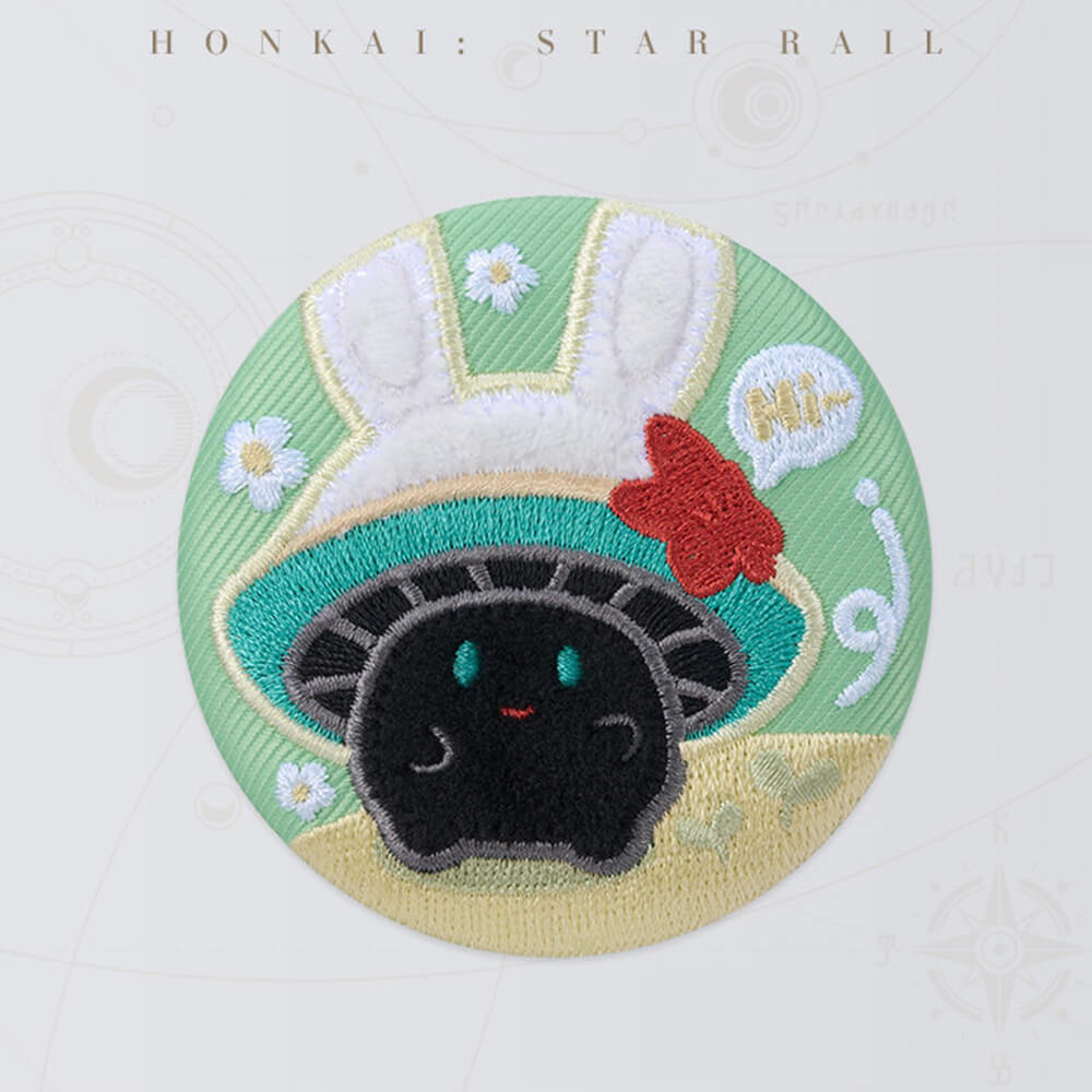 【 Pre order 】Bunny Mushroom and Mushroom Ghost Series Embroidery Badge