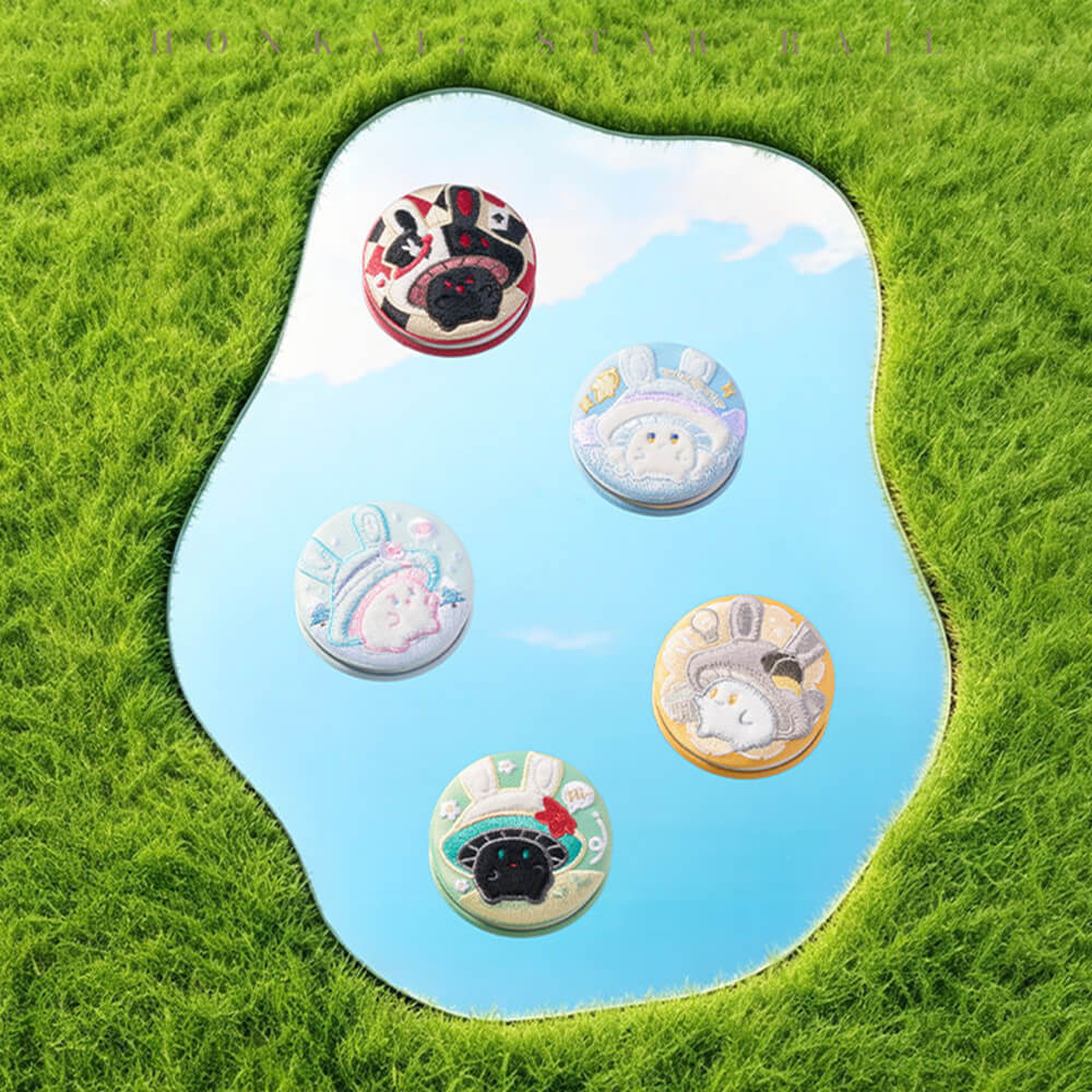 【 Pre order 】Bunny Mushroom and Mushroom Ghost Series Embroidery Badge