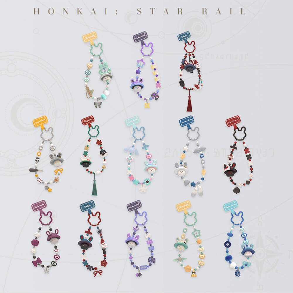 【 Pre order 】Bunny Mushroom and Mushroom Ghost Series Phone Lanyard Blind Box