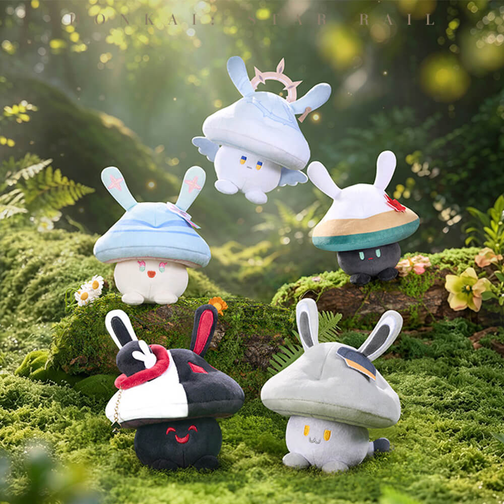Honkai: Star Rail: Bunny Mushroom and Mushroom Ghost Series Plush Doll Vol.2