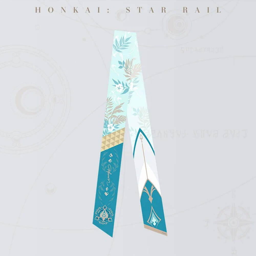 Honkai: Star Rail: Character Impression Series Silk Scarf-Aventurine • Waveflair