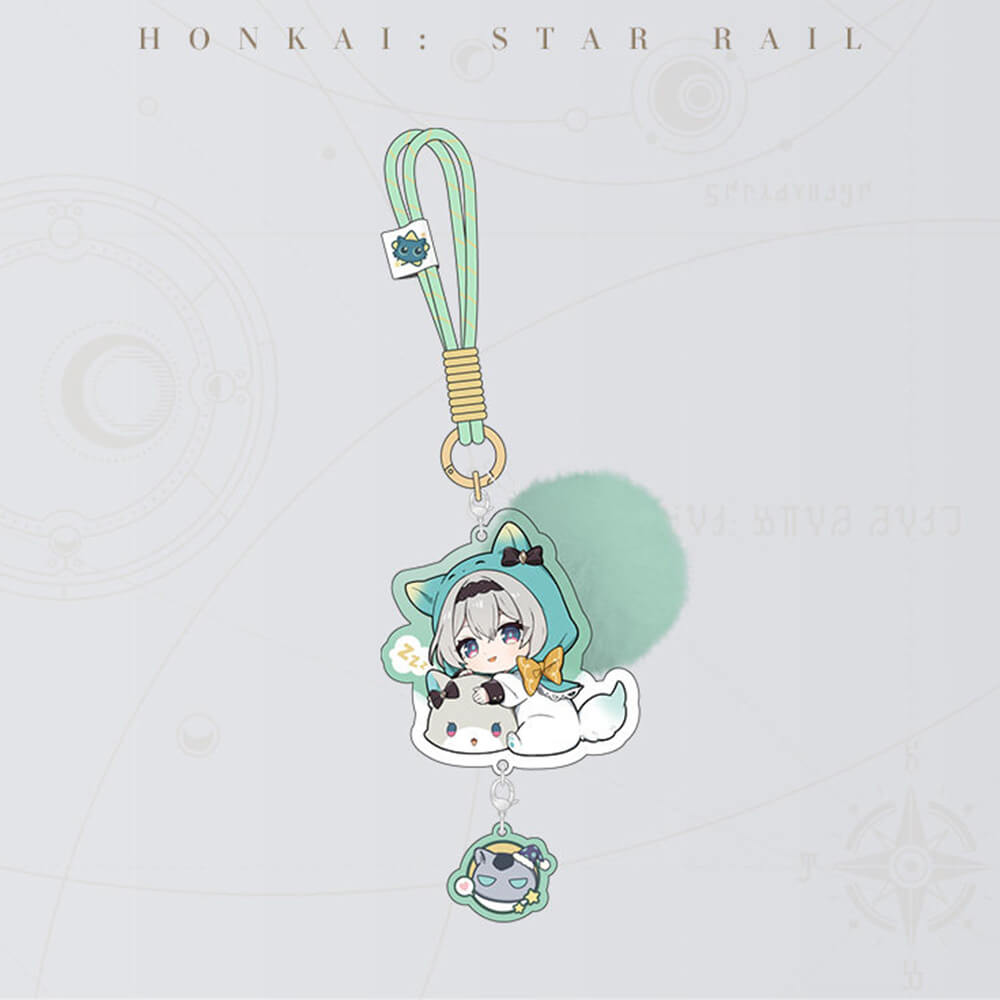 Honkai: Star Rail Girls Dormitory Series Chibi Acrylic Keychain