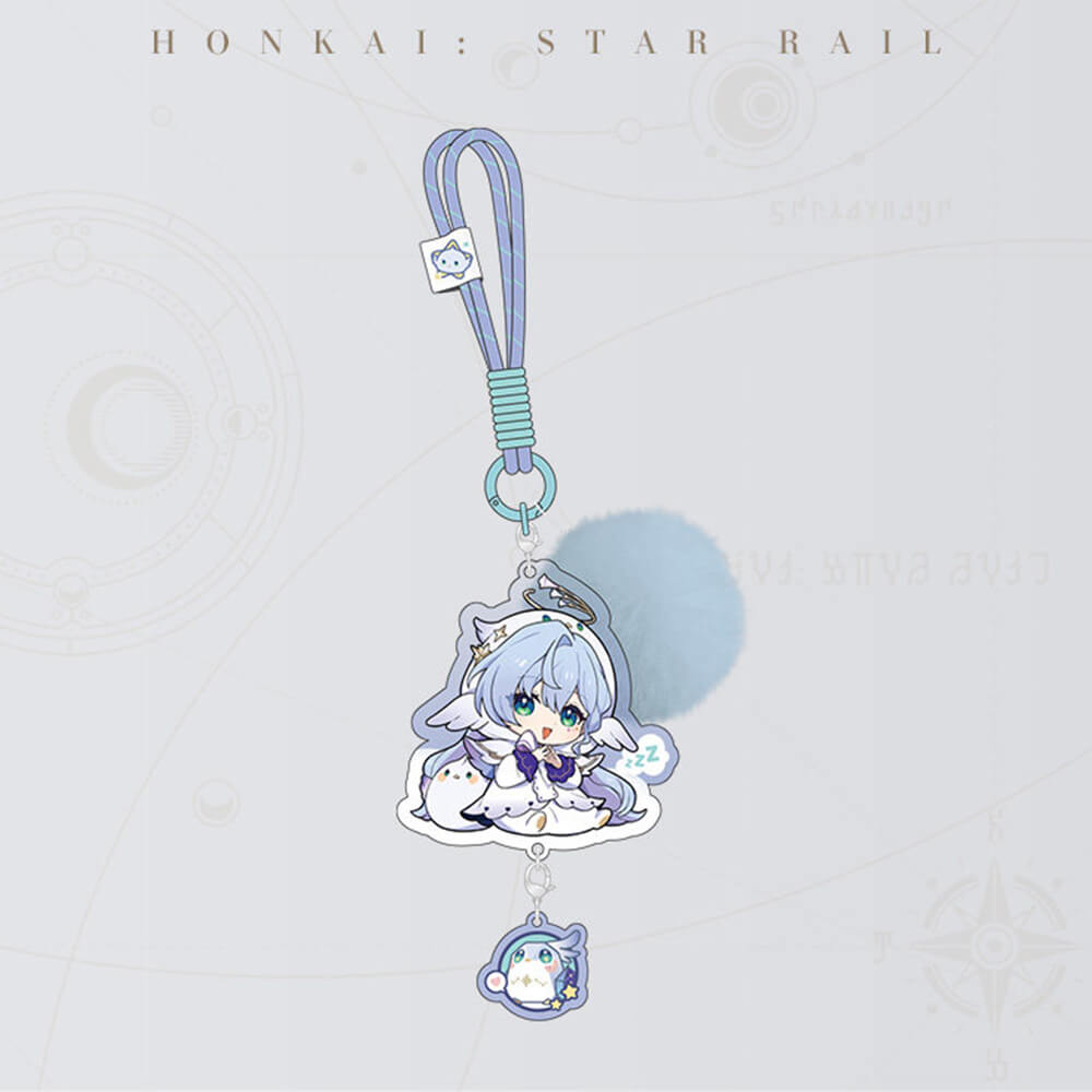Honkai: Star Rail Girls Dormitory Series Chibi Acrylic Keychain